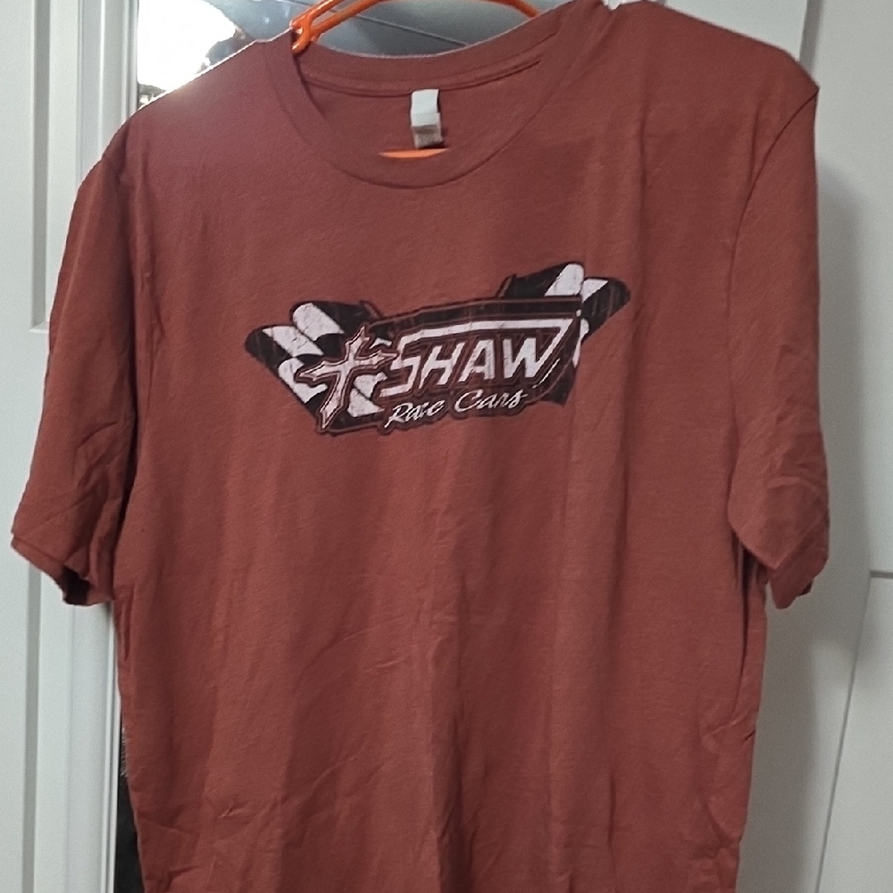 Larry Shaw Race Cars Bella Canvas Men's Rust Graphic Tee